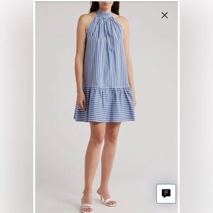 Rachel Parcell Halter A-line Mini Dress